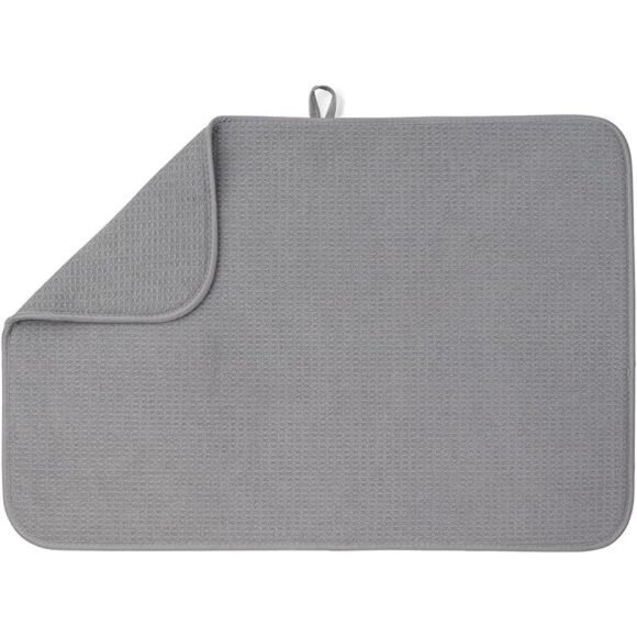 Dish Mat 24" x 17" (LARGEST MAT) Microfiber Dish Drying Mat - Picture 1 of 7